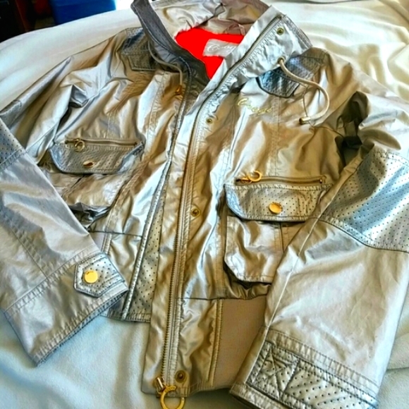 Jackets & Blazers - COOGI silver outerwear jacket